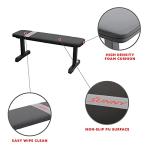 Sunny Health & Fitness Flat Weight Bench - 500 lb Capacity