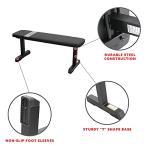 Sunny Health & Fitness Flat Weight Bench - 500 lb Capacity