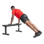 Sunny Health & Fitness Flat Weight Bench - 500 lb Capacity