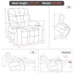 MCombo Oversized Power Lift Recliner Chair - Cream