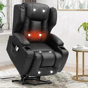 Electric Lift Recliner Chair with Massage & Heat