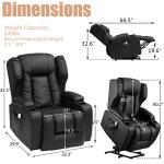 Electric Lift Recliner Chair with Massage & Heat