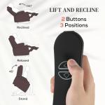 HOMCOM Electric Lift Chair with Massage and Heat