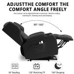 Electric Lift Recliner Chair with Massage & Heat