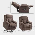HOMCOM Electric Lift Chair with Massage and Heat