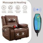 Phoenix Home Dual Motor Power Lift Chair with Heat