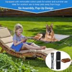 Outdoor Lifted Dog Bed with Washable Cover