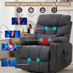 Electric Power Lift Recliner Chair with Massage and Heat