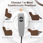 YONISEE Oversized Lift Chair with Massage & Heat