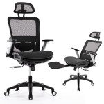 COLAMY Ergonomic High Back Office Chair with Footrest