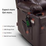 MCombo Dual Motor Lift Recliner with Heat & Massage