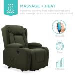 Modern Electric Power Lift Recliner Chair - Olive