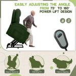 Electric Lift Recliner Chair with Massage and Cup Holders