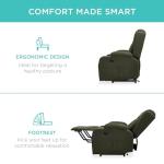 Modern Electric Power Lift Recliner Chair - Olive