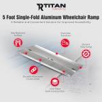 Titan Ramps Single-Fold 5ft Wheelchair Ramp