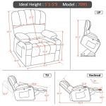 MCombo Power Lift Recliner Chair with Massage