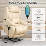 EDILLY Large Reclining Lift Chair with Massage