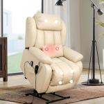 EDILLY Large Reclining Lift Chair with Massage