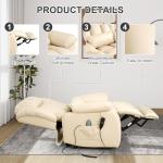 EDILLY Large Reclining Lift Chair with Massage