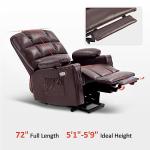 MCombo Medium Dual Motor Lift Recliner with Massage