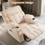 Jocisland Large Power Lift Recliner Chair, Beige