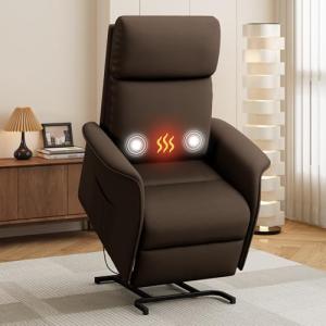 Petite OKUP Power Lift Recliner with Massage & Heat
