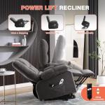 BOSMILLER Lift Recliner Chair with Massage and Heat