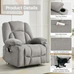 Electric Lift Recliner Chair with Heat and Massage
