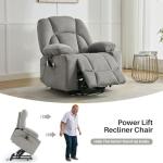 Electric Lift Recliner Chair with Heat and Massage