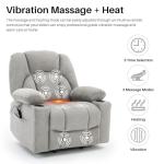 Electric Lift Recliner Chair with Heat and Massage