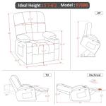 MCombo Large Dual Motor Lift Recliner Chair