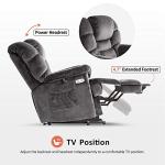 MCombo Triple Motor Lift Recliner Chair with Headrest