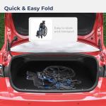 Drive Medical Blue Streak Wheelchair with Desk Arms