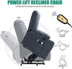 VIVIJASON Electric Recliner Lift Chair with Massage