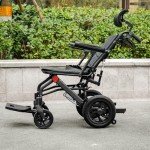 Lightweight Folding Travel Wheelchair for Seniors