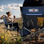 Oversized Lightweight Foldable Camping Chair with Side Table
