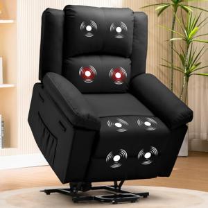 COMHOMA Power Lift Recliner with Heat and Massage