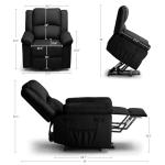 COMHOMA Power Lift Recliner with Heat and Massage