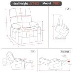 MCombo Large Dual Motor Lift Recliner Chair