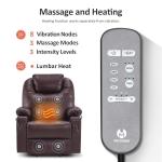 MCombo Large Power Lift Recliner with Massage & Heat