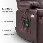 MCombo Large Power Lift Recliner with Massage & Heat