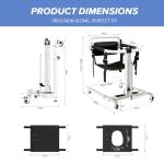 4-in-1 Heavy Duty Lift Transfer Chair