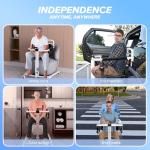 4-in-1 Heavy Duty Lift Transfer Chair