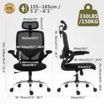 TONFARY Ergonomic High Back Mesh Office Chair