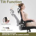 TONFARY Ergonomic High Back Mesh Office Chair