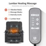 MCombo Dual Motor Lift Recliner with Massage & Heat