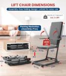 Electric Lift Chair with Wheels for Seniors