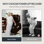 FLEXISPOT XL31 Electric Lift Recliner Chair with Massage