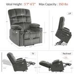 MCombo Dual Motor Lift Recliner Chair with Massage