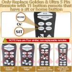 5 Pin Lift Chair Remote for Gold & Ultra Comfort